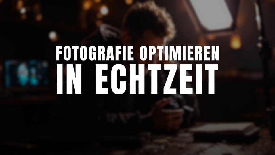 Fotografische Analyse - Eine Person in einem Fotostudio